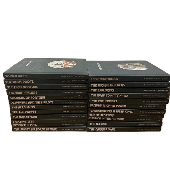 The Epic of Flight Time Life Books Collection 23 Hardcover Books Vintage - Picture 2 of 12